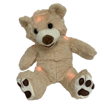 Happy Face Smile Bear Led Plush SS3404-40. (6PC)