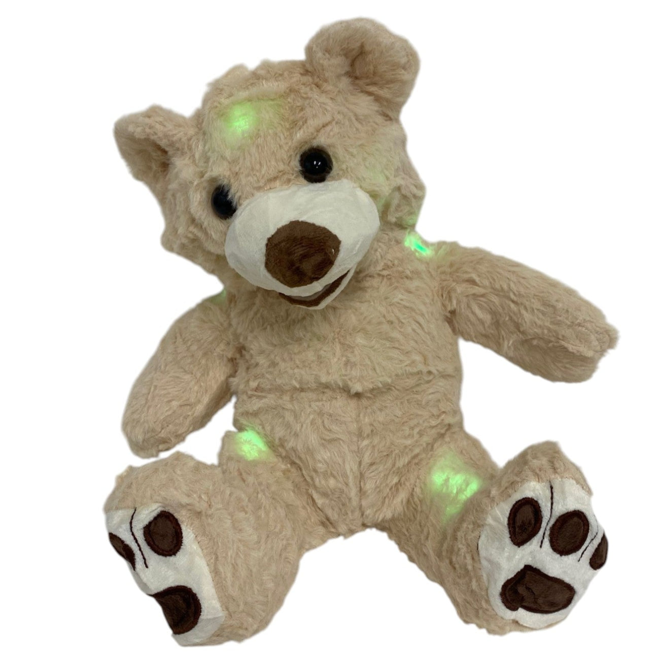 Happy Face Smile Bear Led Plush SS3404-40. (6PC)