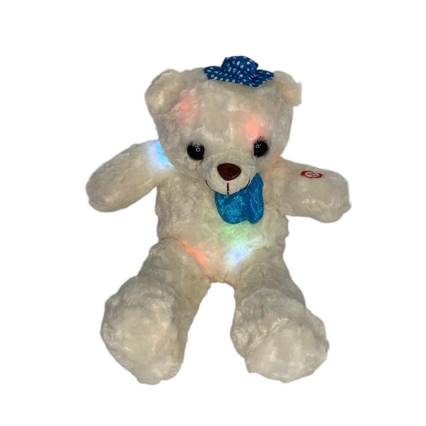 Hat Bear Led Plush SS3404-39 (6PC)