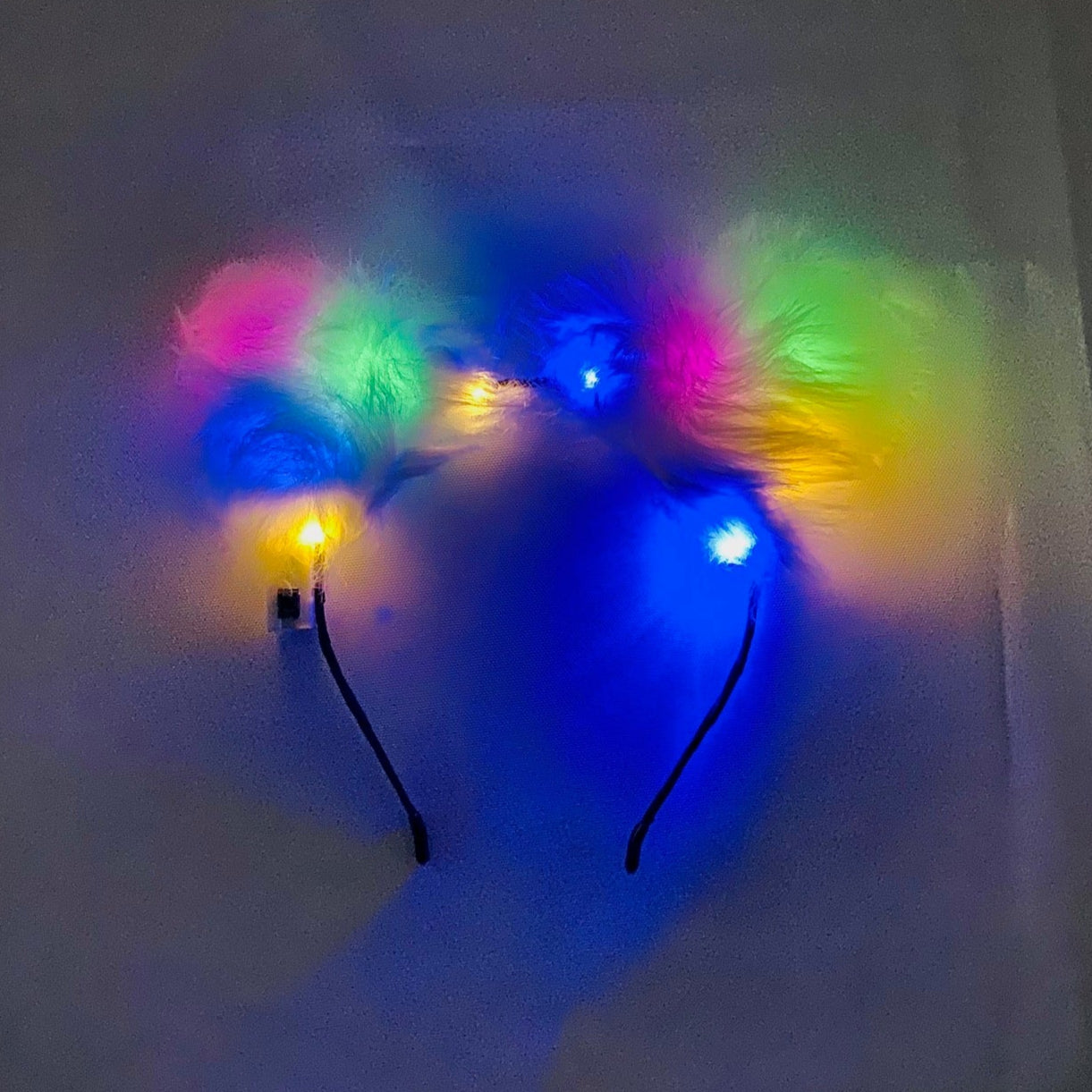 Led Cat Ear Fluffy Headband JH5828-1 (12PC)