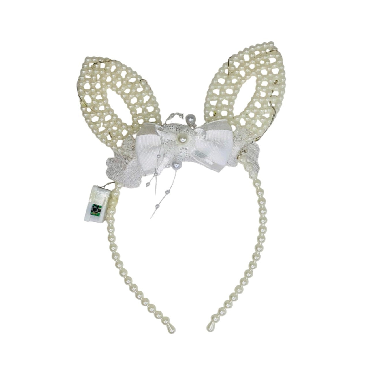 Led Animal Ear Light up Pearl Beads Headband JH5828-4 (12PC)