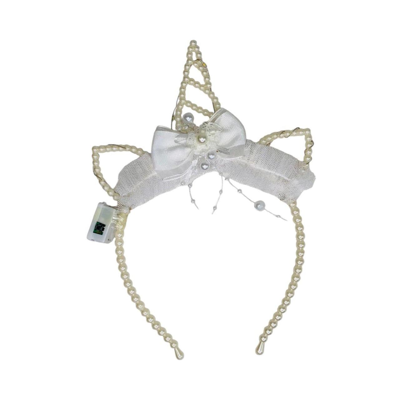 Led Animal Ear Light up Pearl Beads Headband JH5828-4 (12PC)