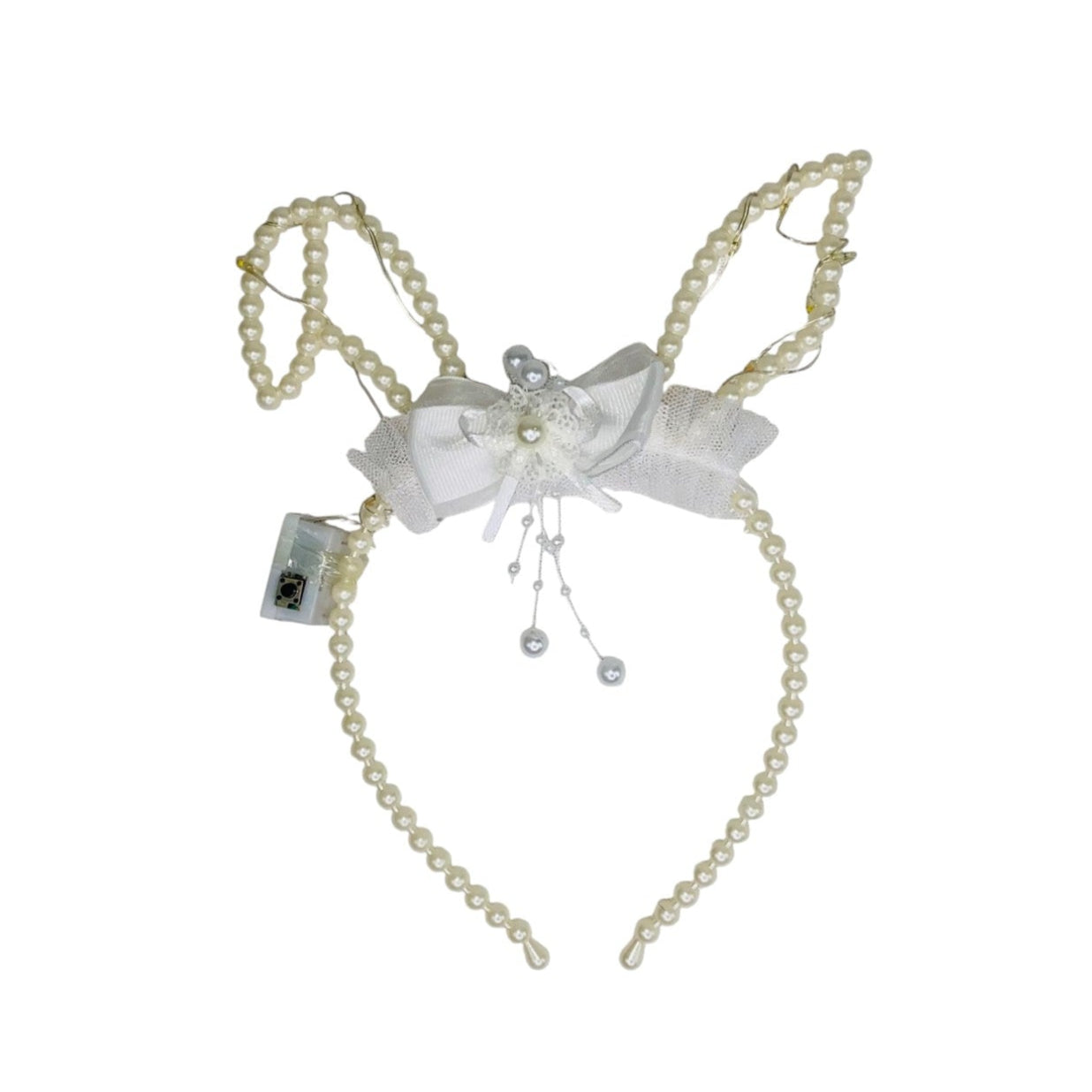 Led Animal Ear Light up Pearl Beads Headband JH5828-4 (12PC)