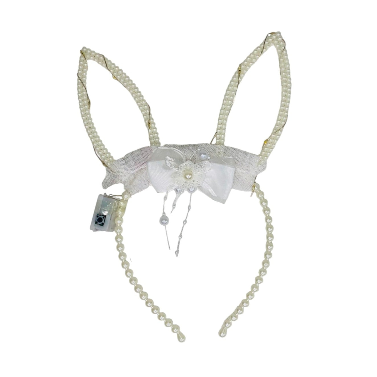 Led Animal Ear Light up Pearl Beads Headband JH5828-4 (12PC)