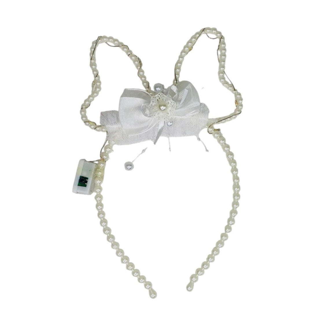 Led Animal Ear Light up Pearl Beads Headband JH5828-4 (12PC)