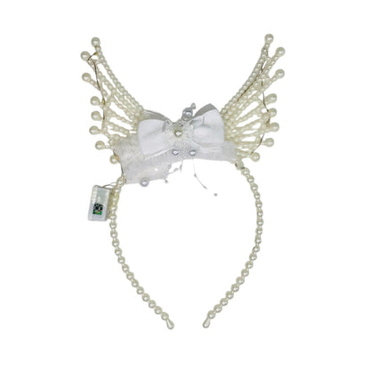 Led Animal Ear Light up Pearl Beads Headband JH5828-4 (12PC)