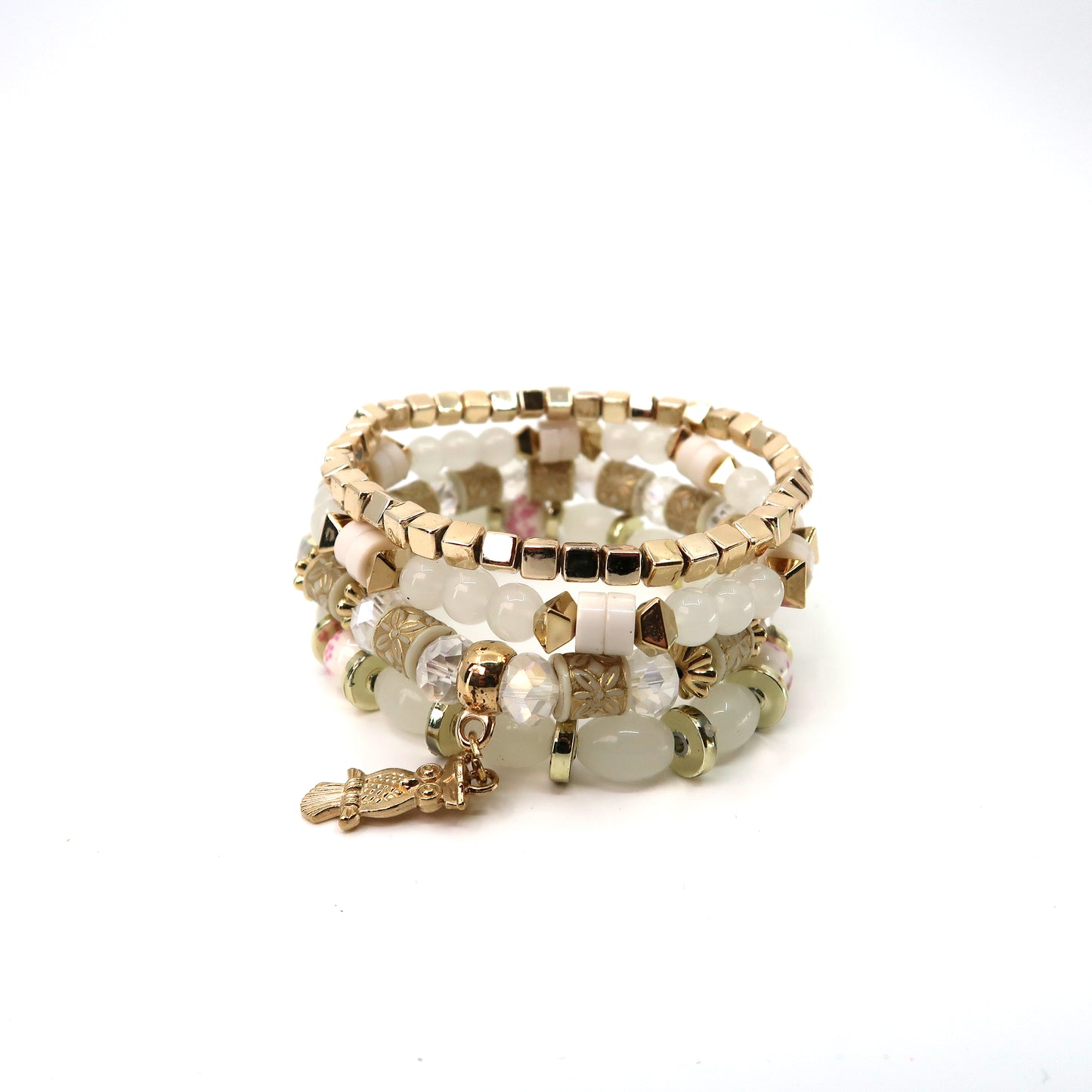 OWL CHARM BALL BRACELET 2521-52. (12PC)