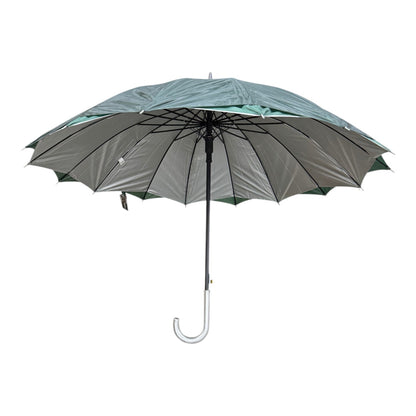 Silver Plain double Layer Golf Umbrella UM6016 (12PC)