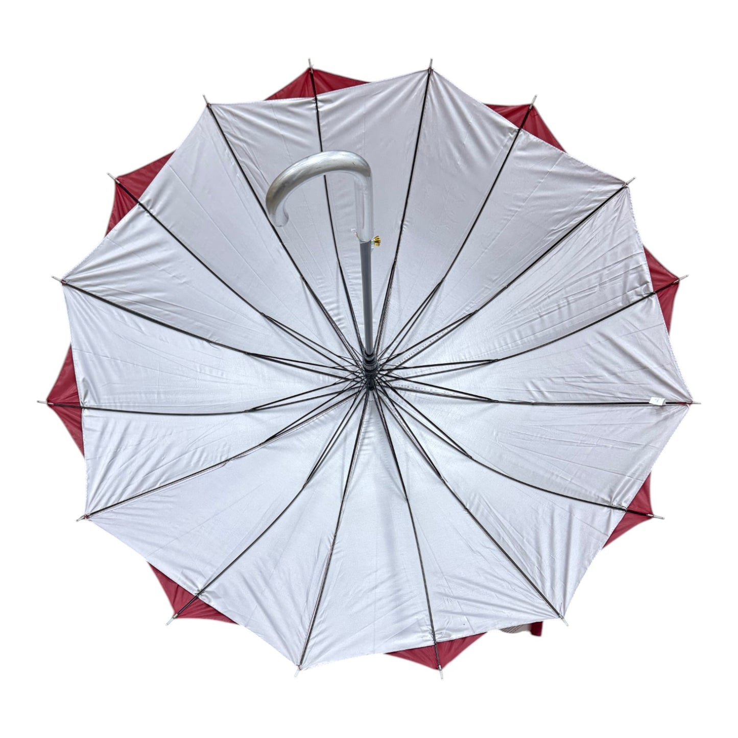 Silver Plain double Layer Golf Umbrella UM6016 (12PC)