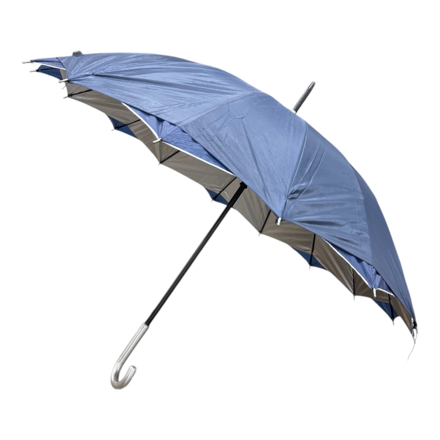 Silver Plain double Layer Golf Umbrella UM6016 (12PC)