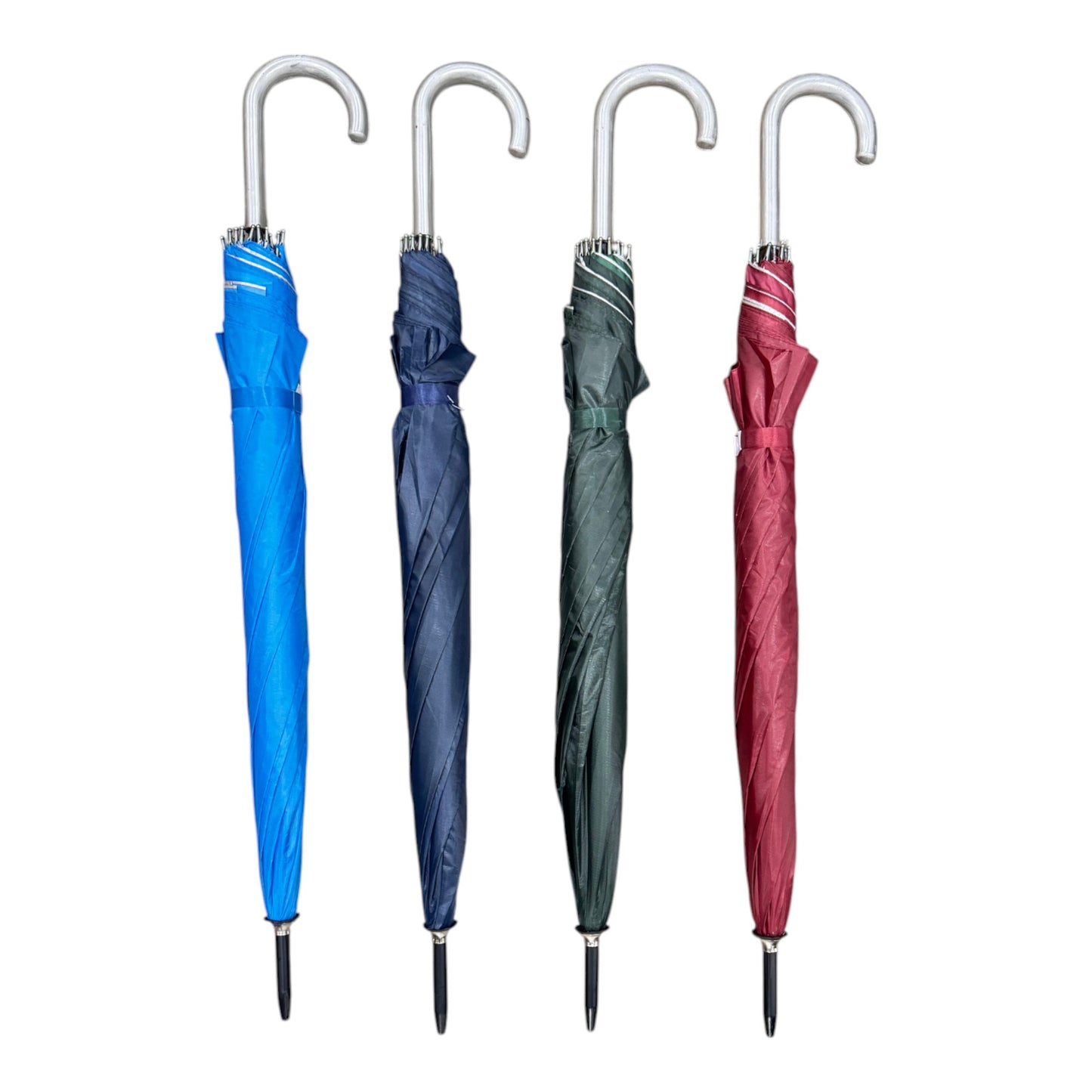Silver Plain double Layer Golf Umbrella UM6016 (12PC)