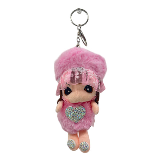 FAIRY PLUSH STONE KEY CHAIN TY612-9 (12PC)