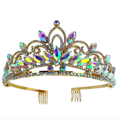 Crystal Tiara Crown CR1126-2 (1PC)