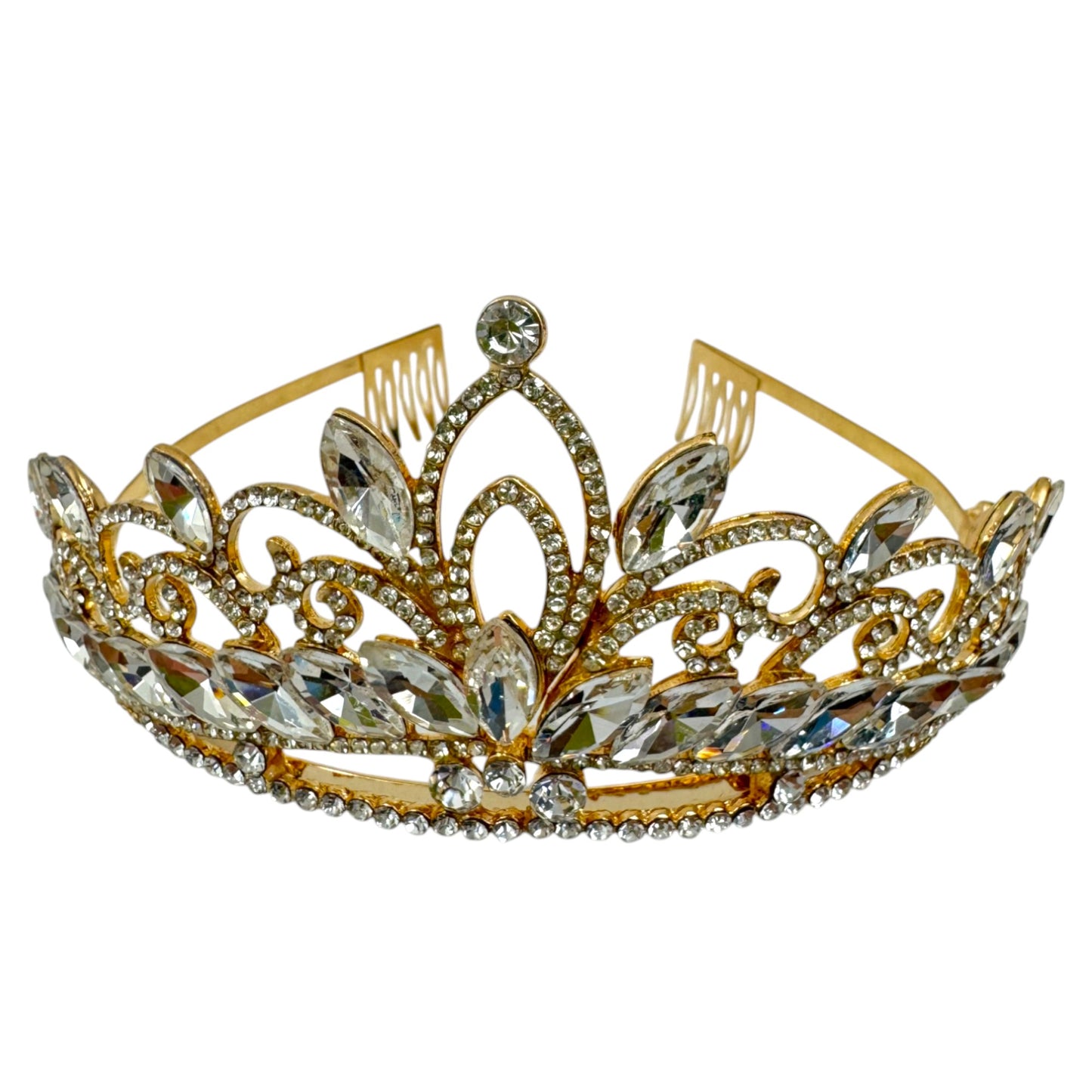 Crystal Tiara Crown CR1126-2 (1PC)