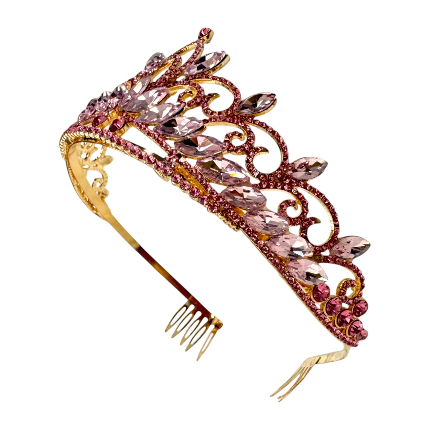 Crystal Tiara Crown CR1126-2 (1PC)