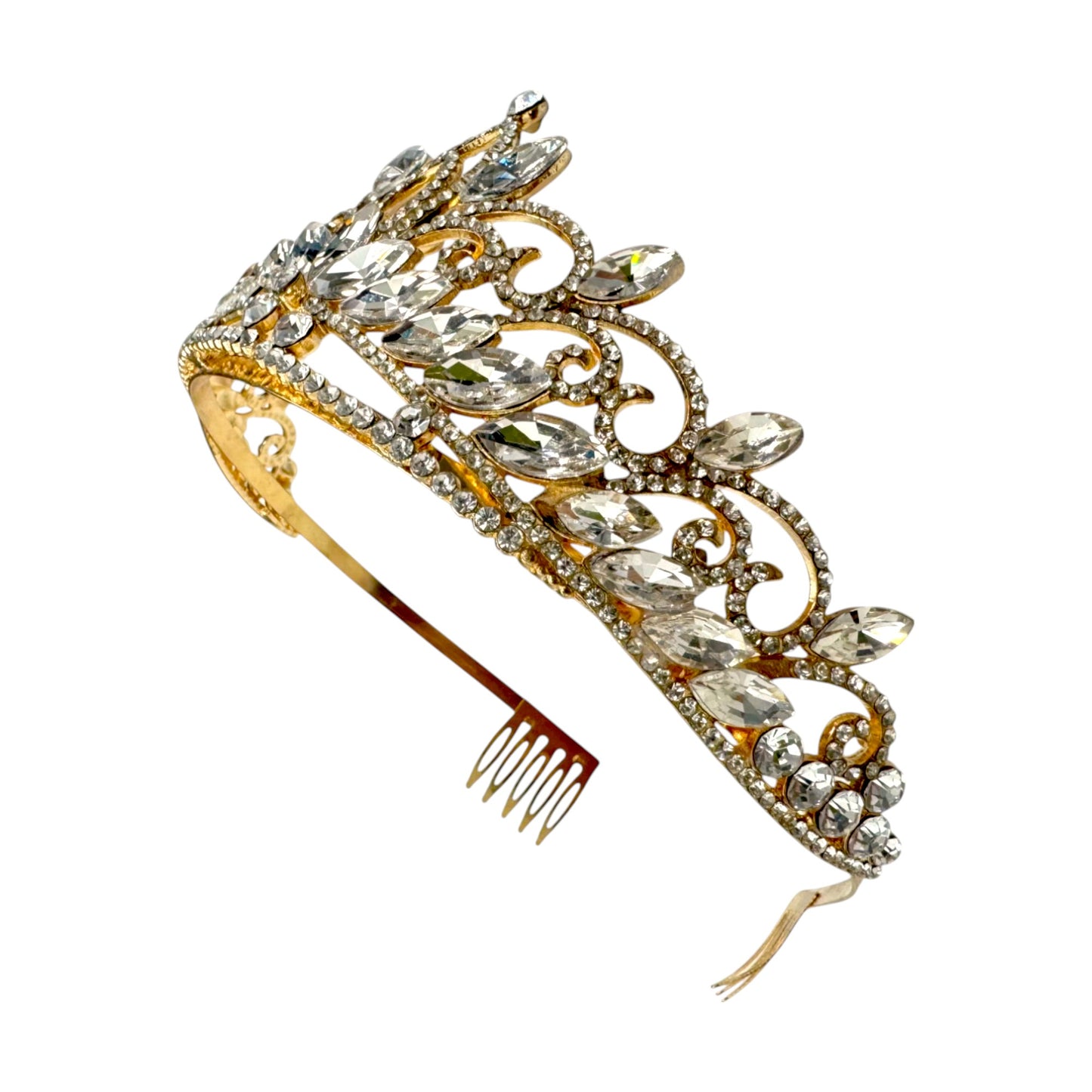 Crystal Tiara Crown CR1126-2 (1PC)