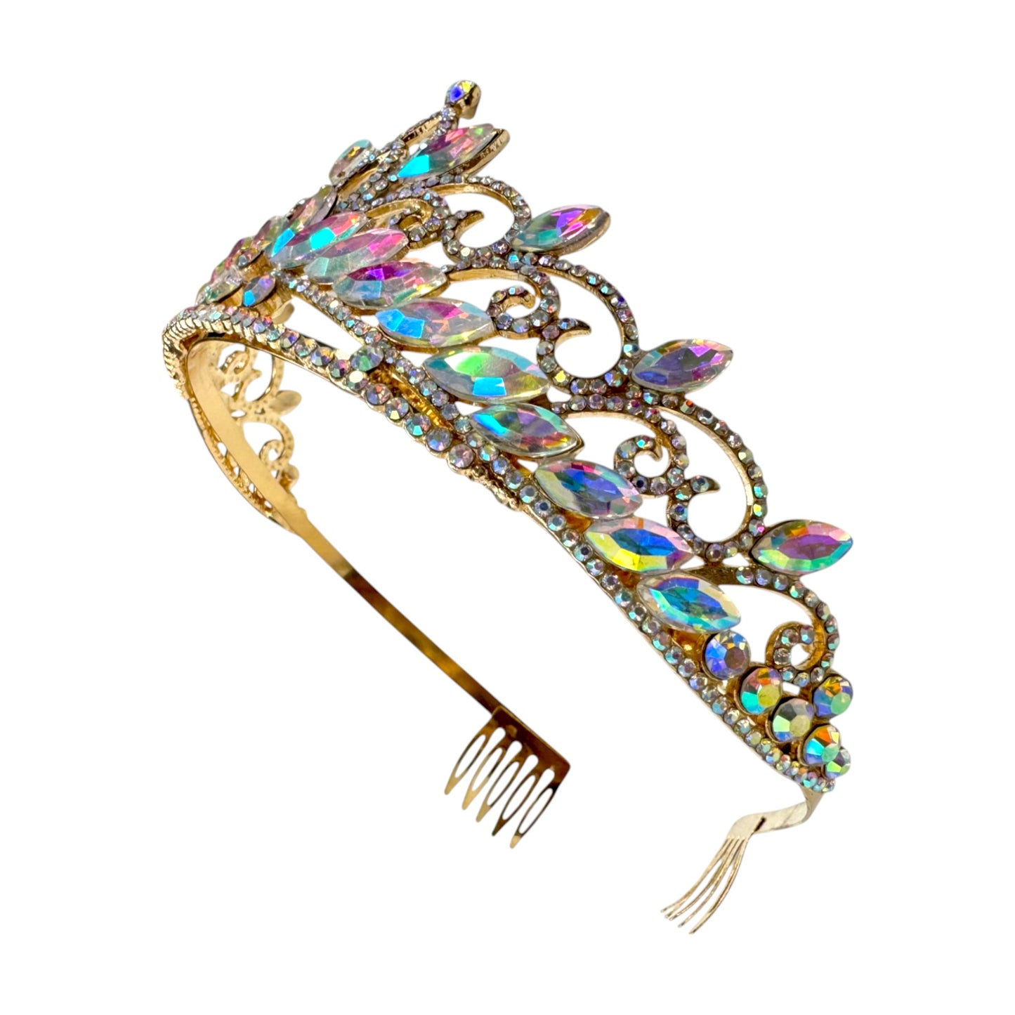 Crystal Tiara Crown CR1126-2 (1PC)