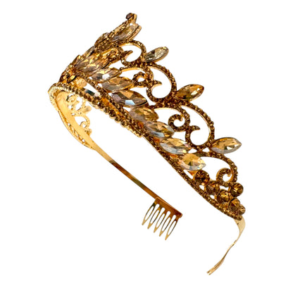 Crystal Tiara Crown CR1126-2 (1PC)