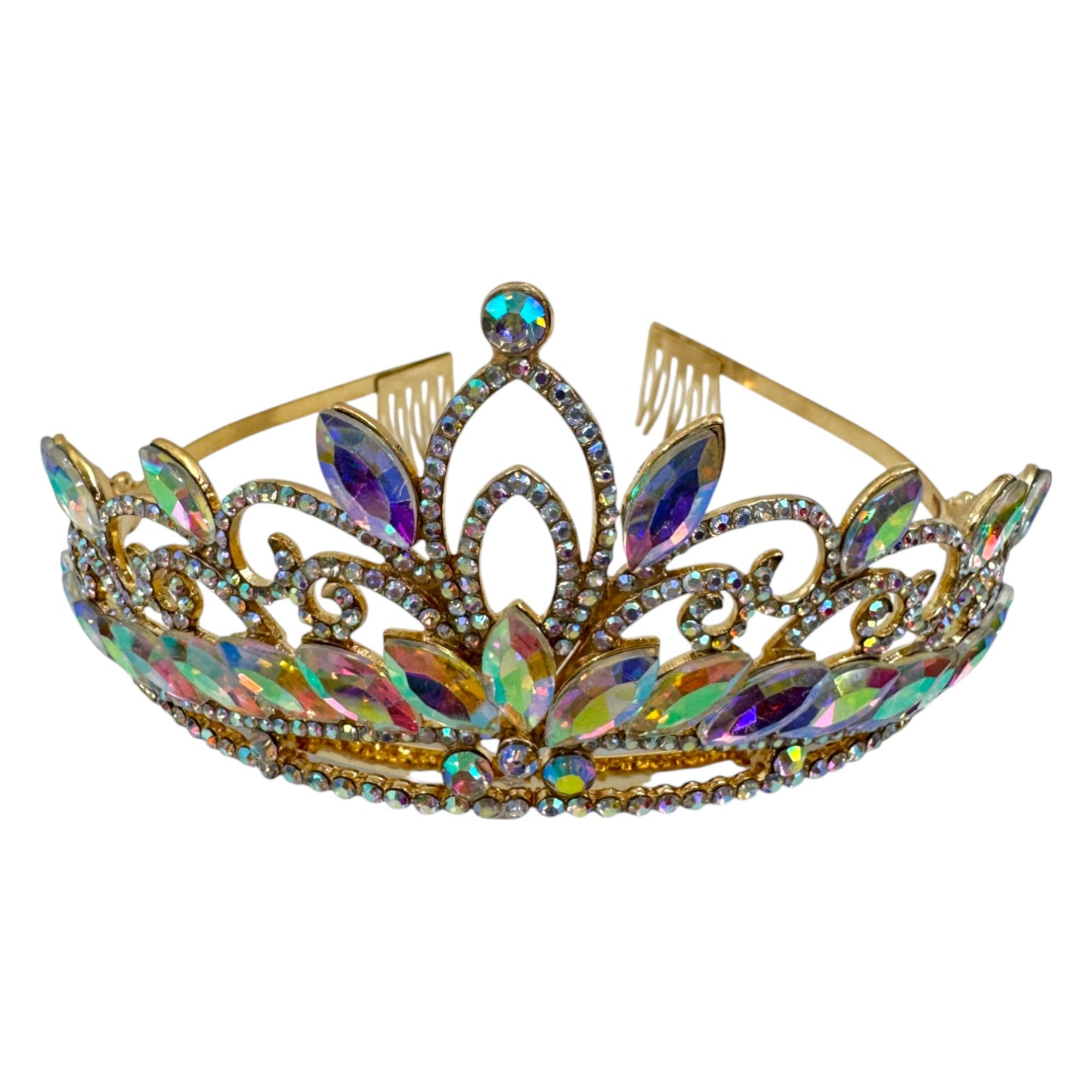 Crystal Tiara Crown CR1126-2 (1PC)