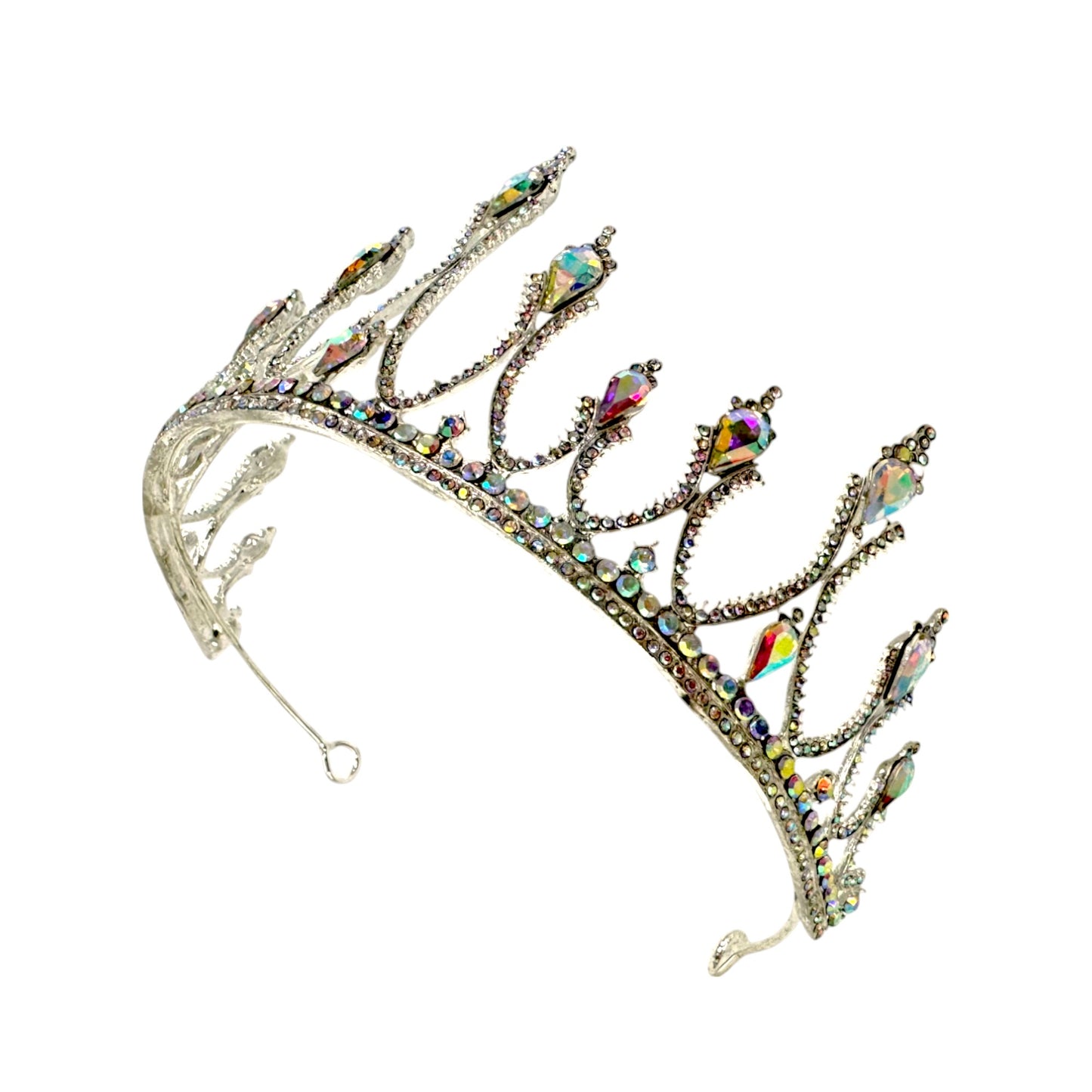 Crystal Tiara Crown CR1030-18 (1PC)