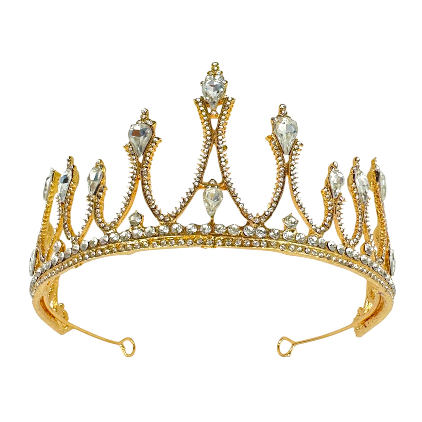 Crystal Tiara Crown CR1030-18 (1PC)