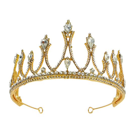 Crystal Tiara Crown CR1030-18 (1PC)