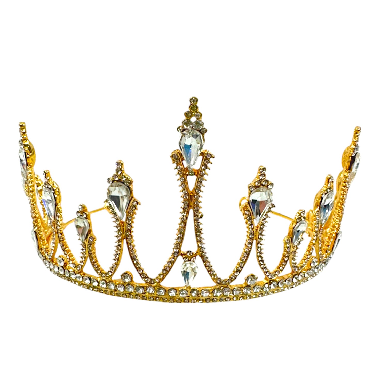 Crystal Tiara Crown CR1030-18 (1PC)