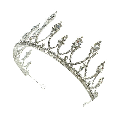 Crystal Tiara Crown CR1030-18 (1PC)