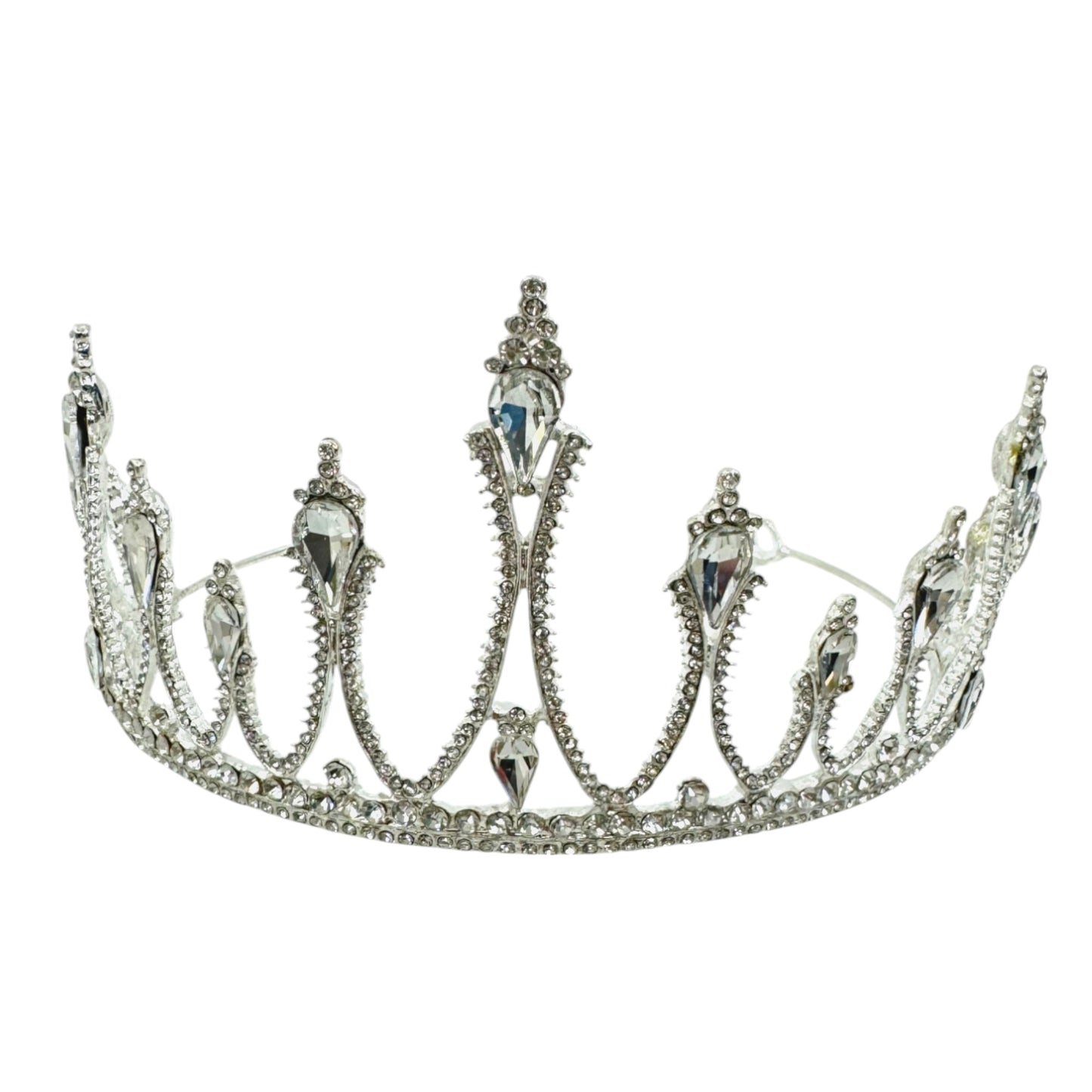 Crystal Tiara Crown CR1030-18 (1PC)