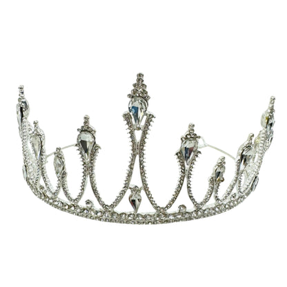 Crystal Tiara Crown CR1030-18 (1PC)
