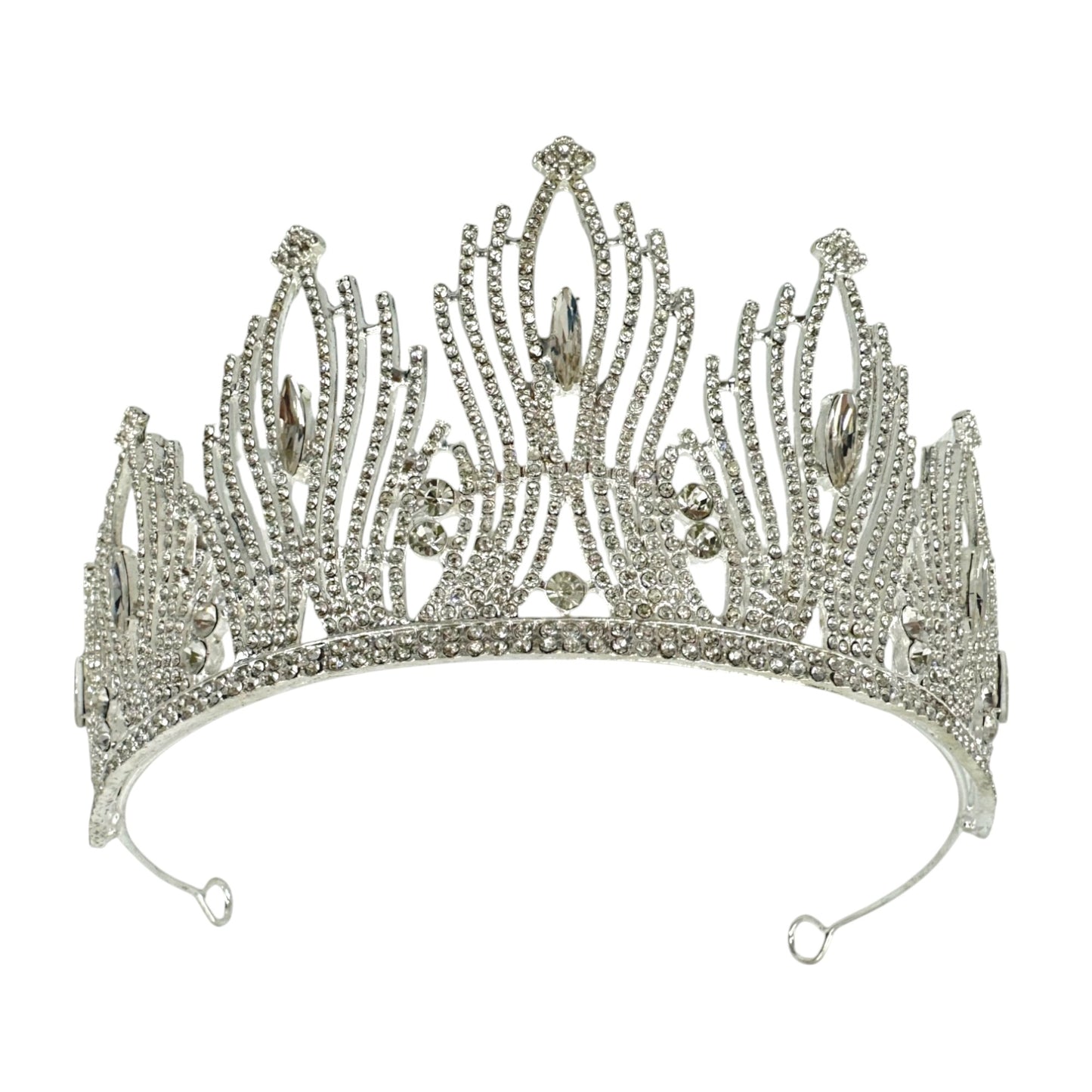 Crystal Tiara Crown CR1030-16 (1pc)