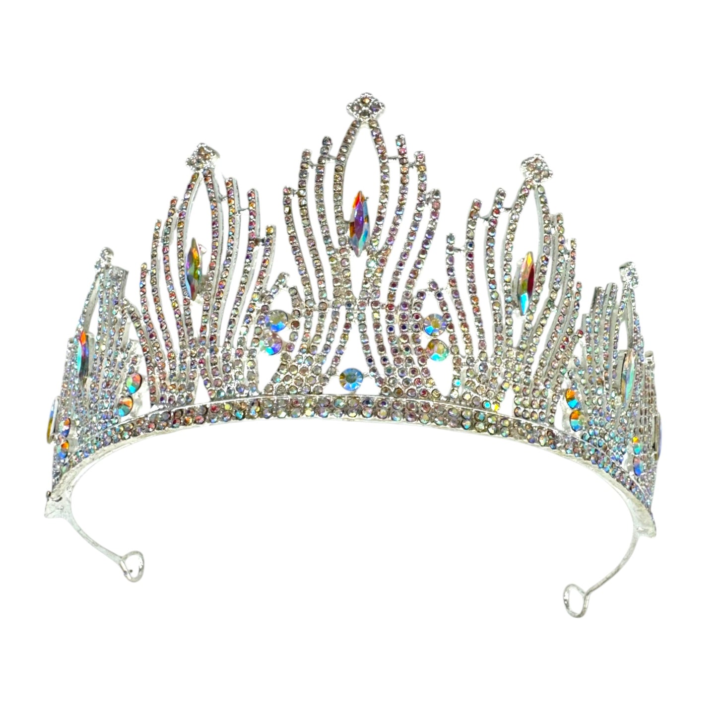 Crystal Tiara Crown CR1030-16 (1pc)