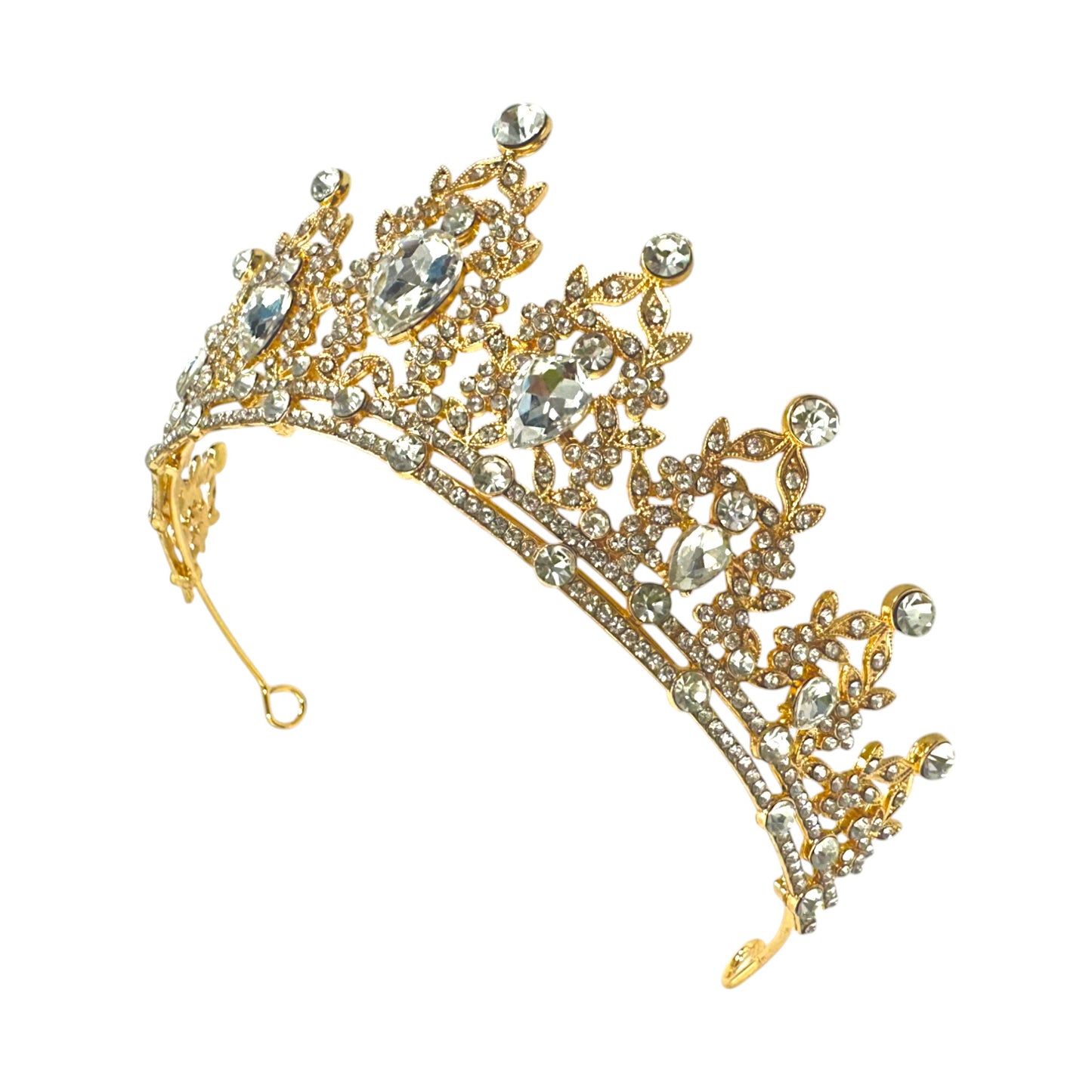 Crystal Tiara Crown CR1030-25 (1PC)