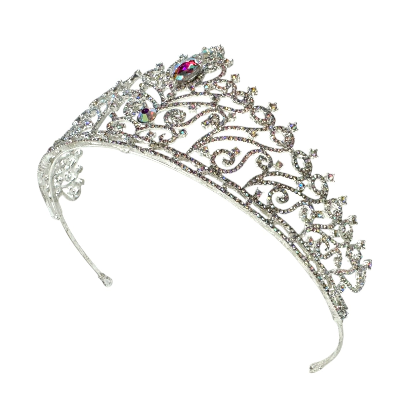 Crystal Tiara Crown CR1030-3 (1PC)