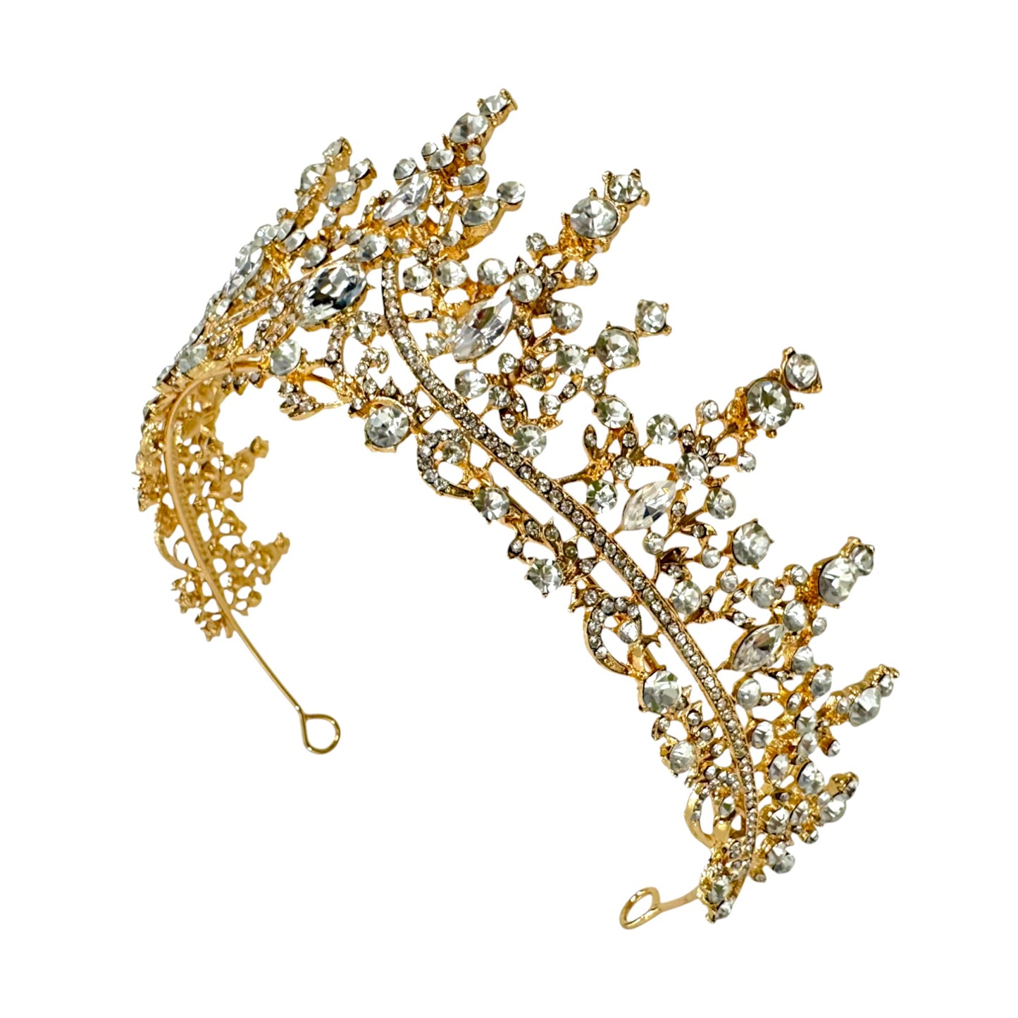 Crystal Tiara Crown CR1030-13 (1PC)