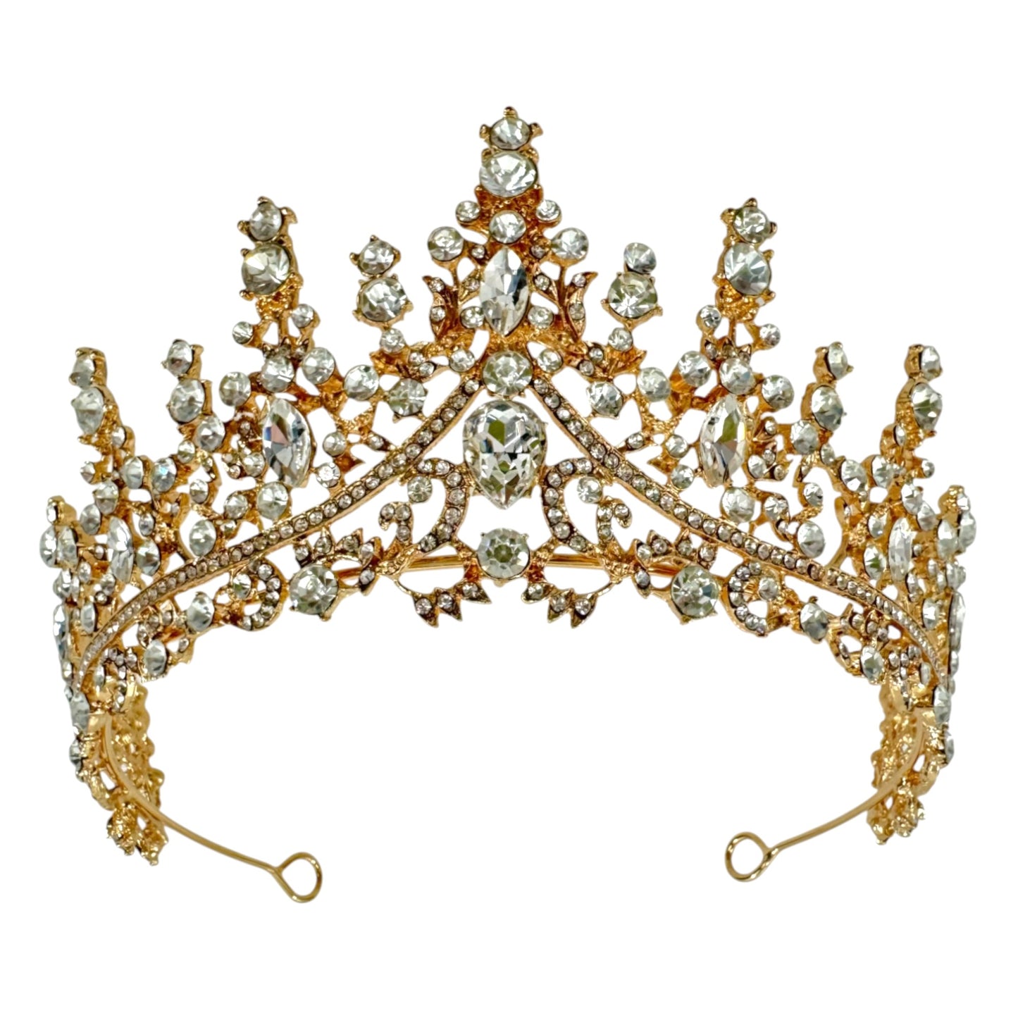 Crystal Tiara Crown CR1030-13 (1PC)