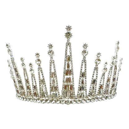 Crystal Tiara Crown CR1030-17 (1PC)