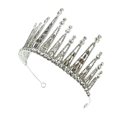 Crystal Tiara Crown CR1030-17 (1PC)