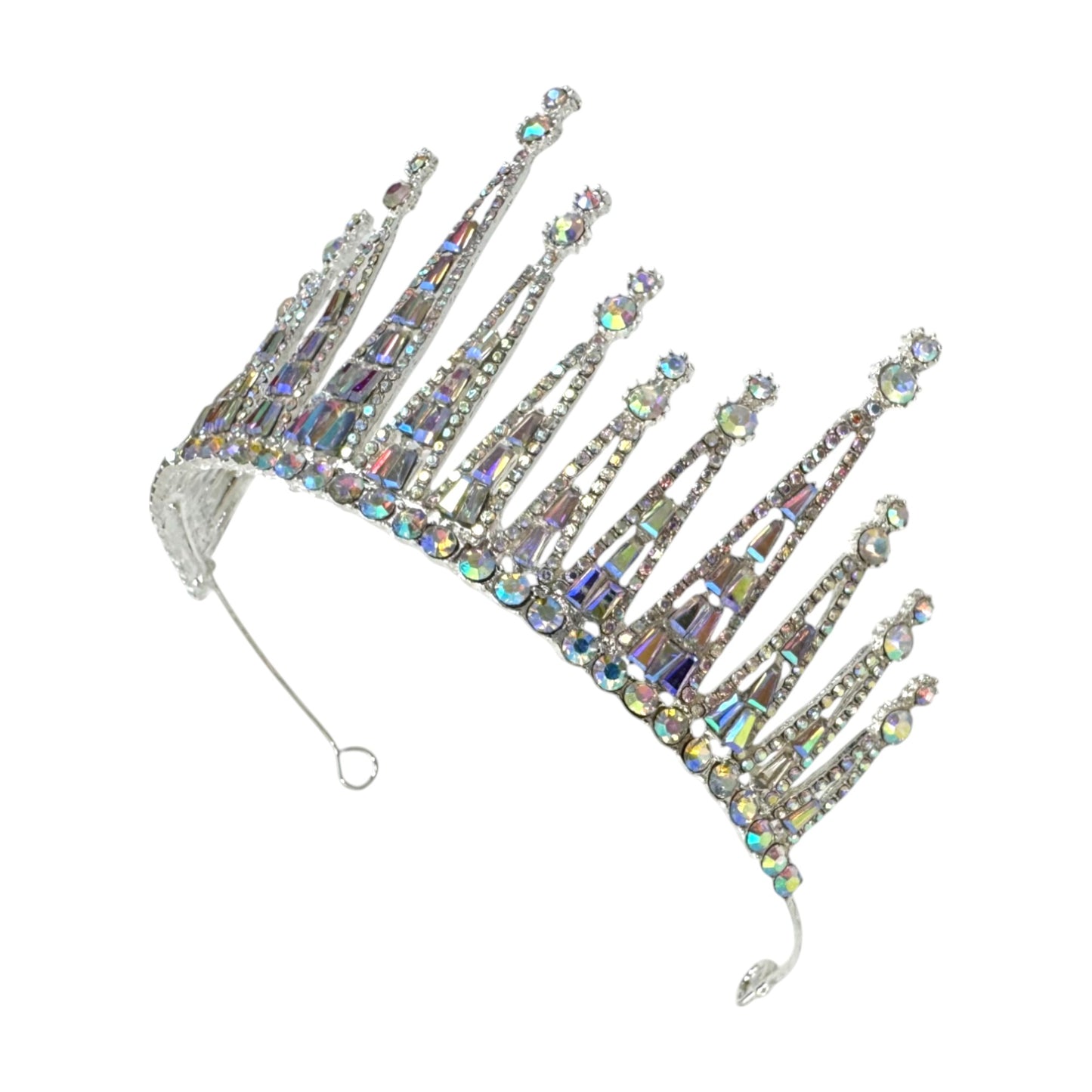 Crystal Tiara Crown CR1030-17 (1PC)