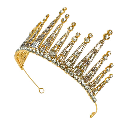 Crystal Tiara Crown CR1030-17 (1PC)