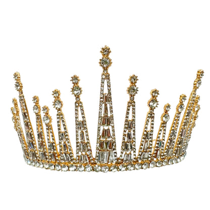 Crystal Tiara Crown CR1030-17 (1PC)