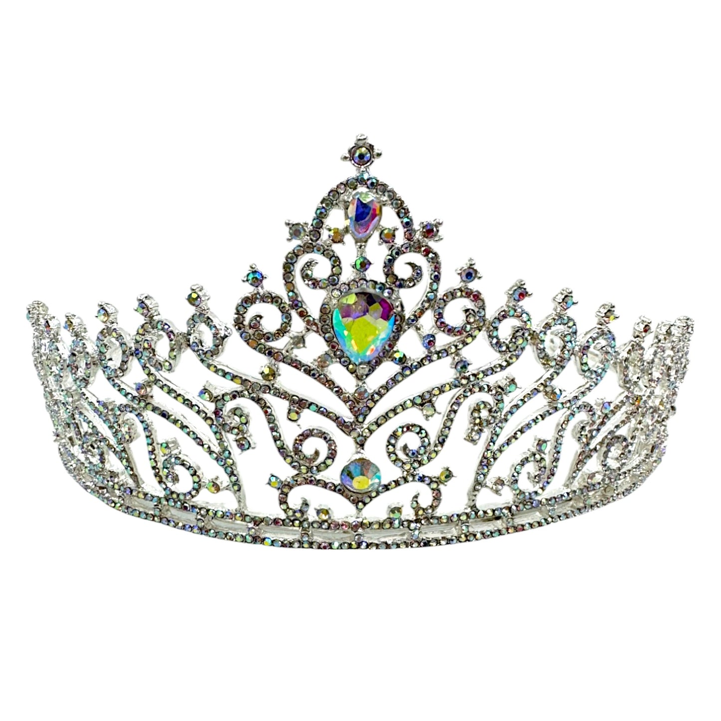 Crystal Tiara Crown CR1030-3 (1PC)