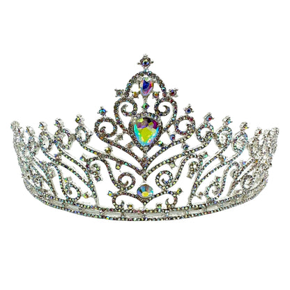 Crystal Tiara Crown CR1030-3 (1PC)