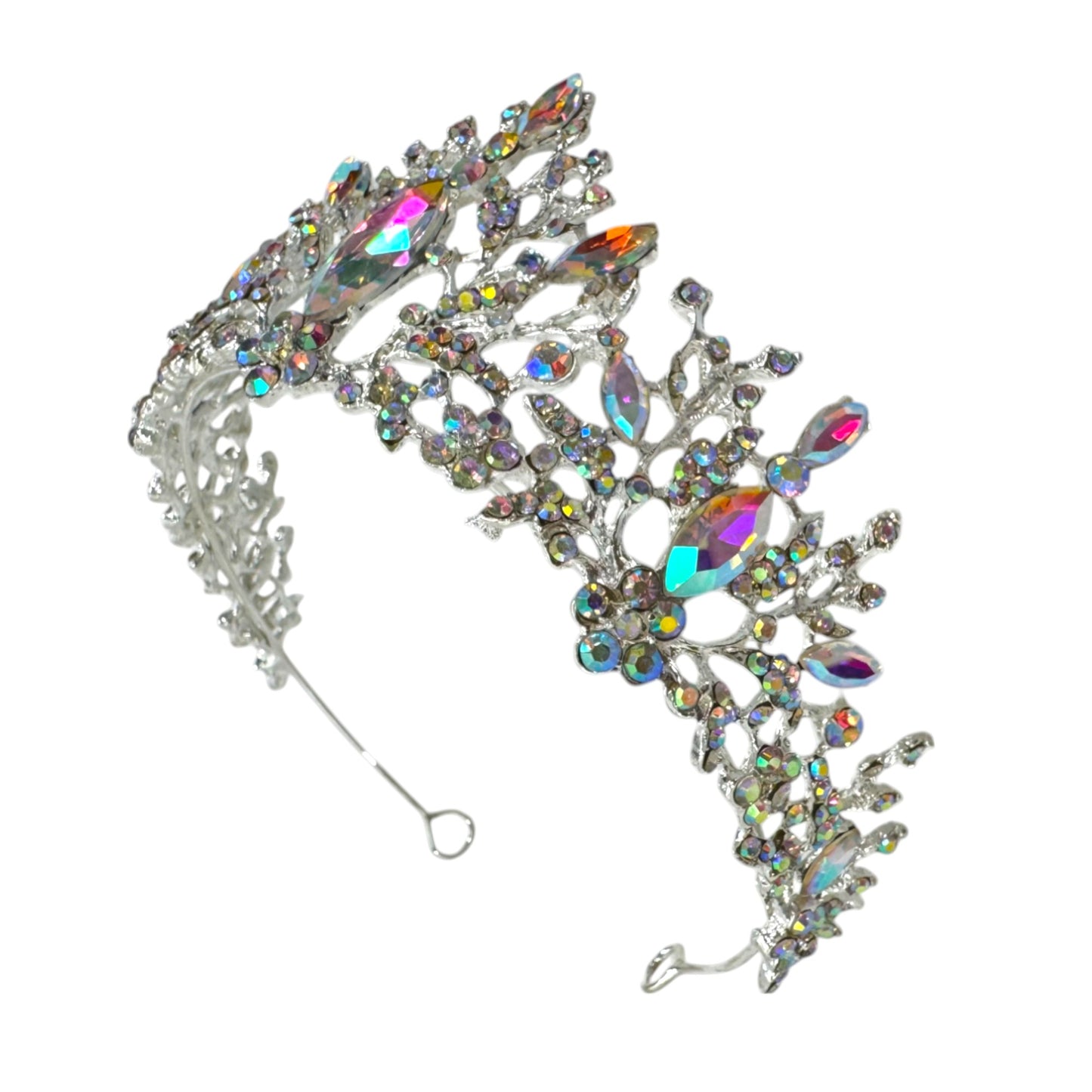 Crystal Tiara Crown CR1030-34 (1PC)