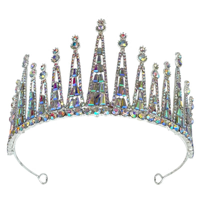 Crystal Tiara Crown CR1030-17 (1PC)
