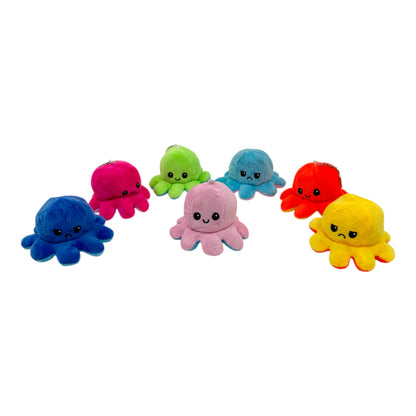 Reversible Octopus Plushie Key Chain KC1125-1 (12PC)