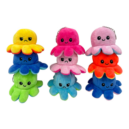 Reversible Octopus Plushie Key Chain KC1125-1 (12PC)