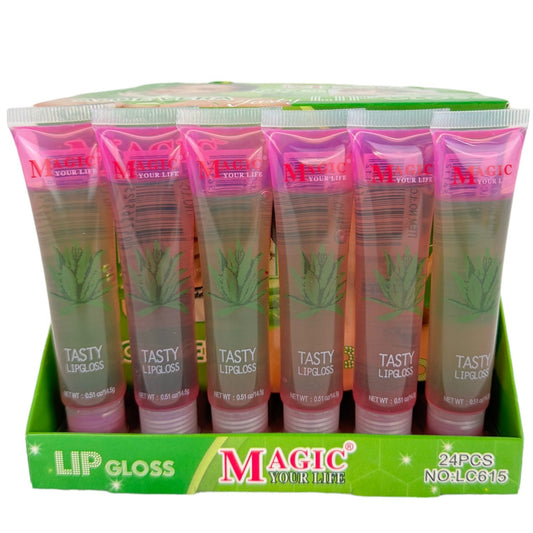 Magic Your Life 99% Aloe Vera Lip Gloss LC615. (24PC)
