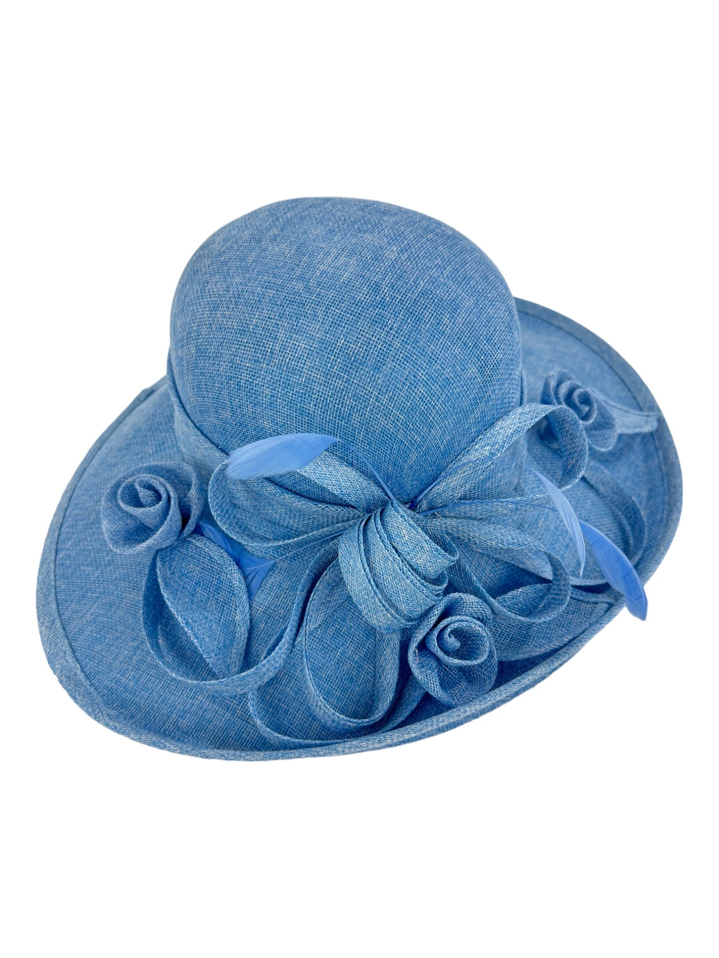 NEW BOW FLOWER SINAMAY KENTUCKY DERBY WEDDING HAT FF923 (1PC)