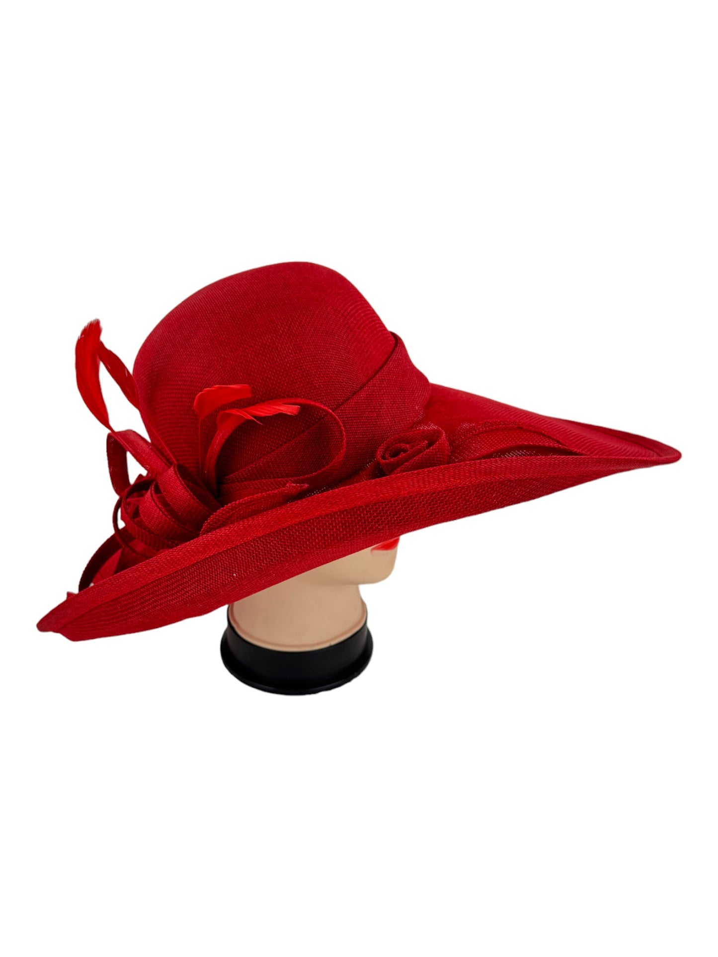 NEW BOW FLOWER SINAMAY KENTUCKY DERBY WEDDING HAT FF923 (1PC)